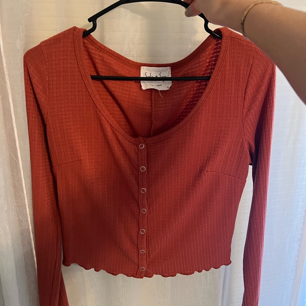 Size medium Sadie X sage long sleeve